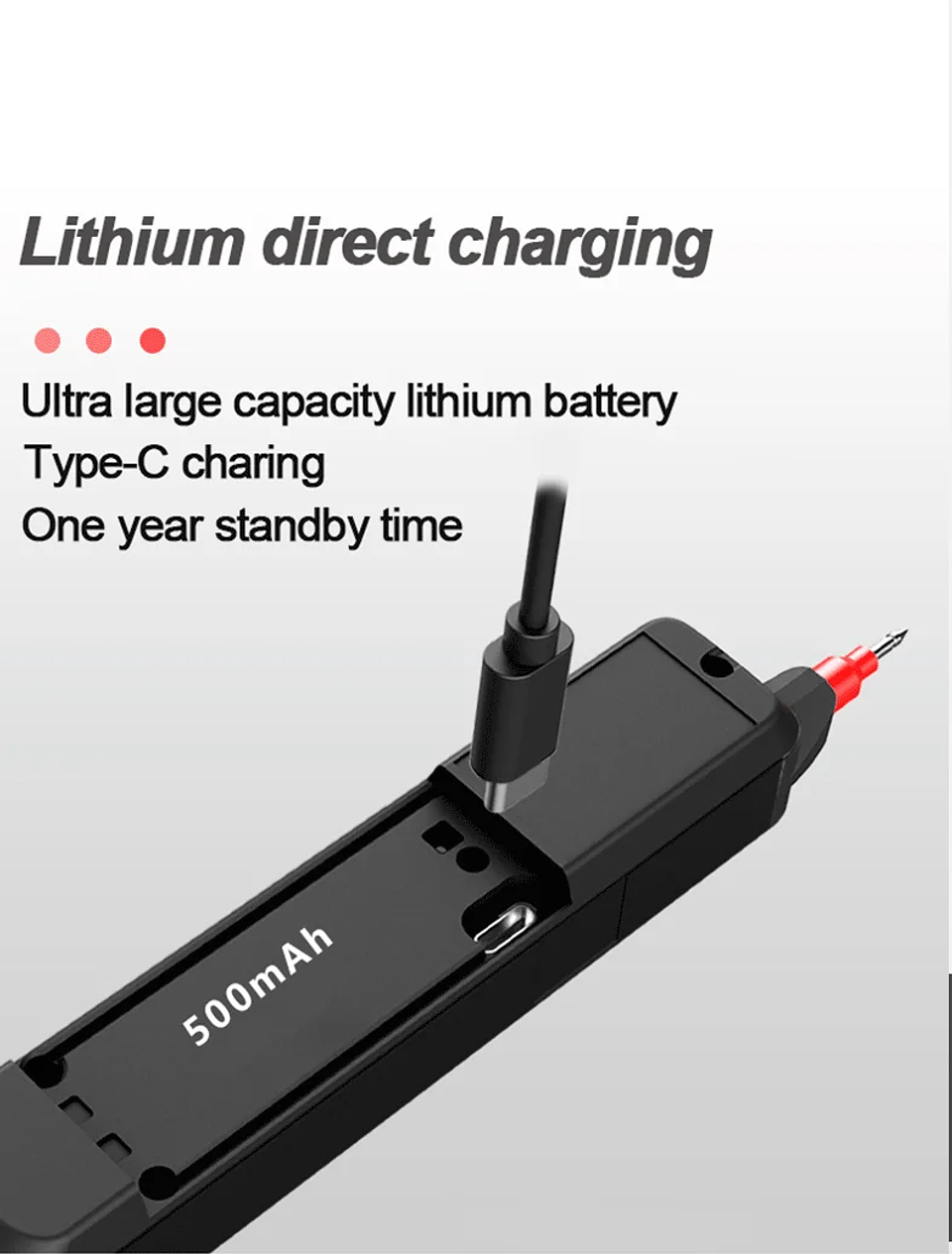 Professional Digital Multimeter | 6000 Counts High-Precision True RMS Tester with NCV & USB Charging 20