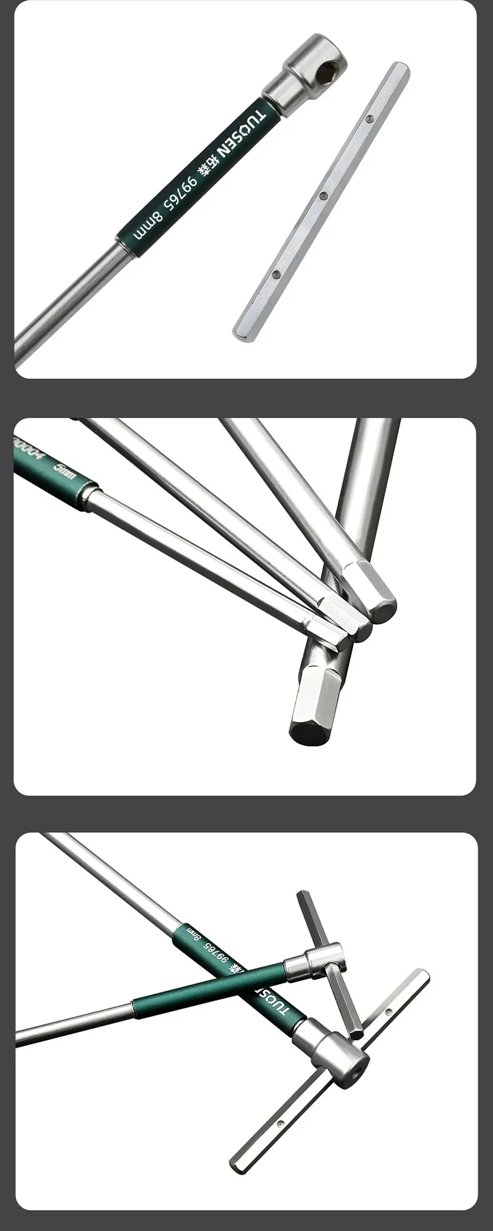 Heavy-Duty T-Handle Hex Key | High-Torque Carbon Steel Allen Wrench with Ergonomic Grip 23