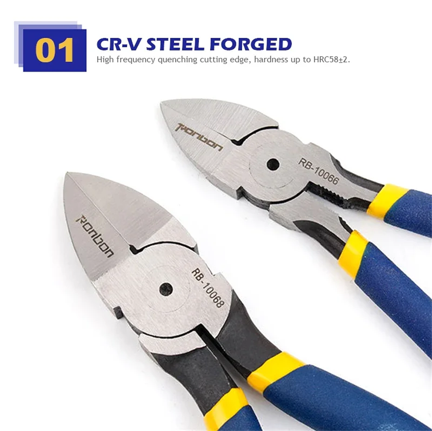 Professional Diagonal Cutting Pliers | Chrome Vanadium Side Cutters & Wire Stripping Tool (5/6 Inch) 14