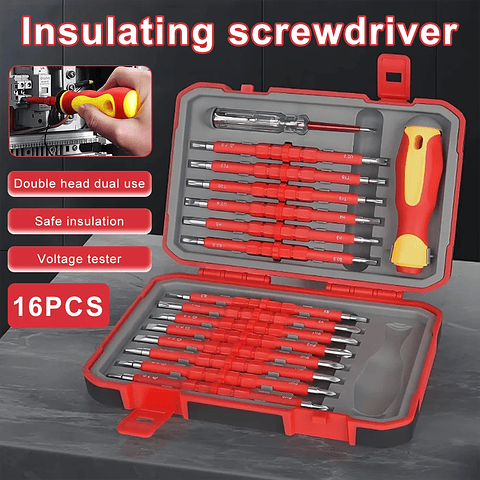 29-in-1 Precision Insulated Screwdriver Set | Magnetic Cr-V Electrical Tool Kit