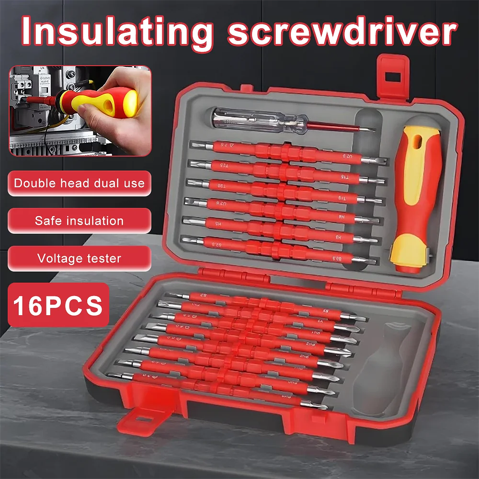 29-in-1 Precision Insulated Screwdriver Set | Magnetic Cr-V Electrical Tool Kit 1