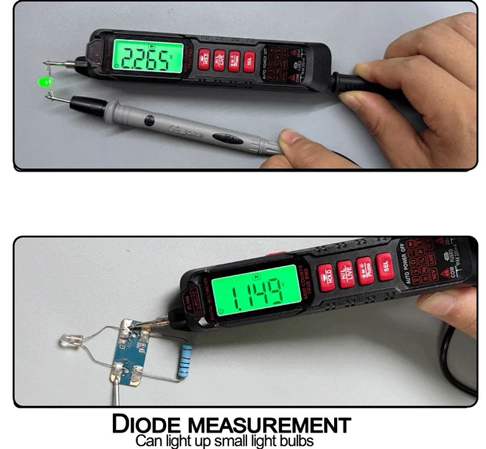 Professional Digital Multimeter | 6000 Counts High-Precision True RMS Tester with NCV & USB Charging 24