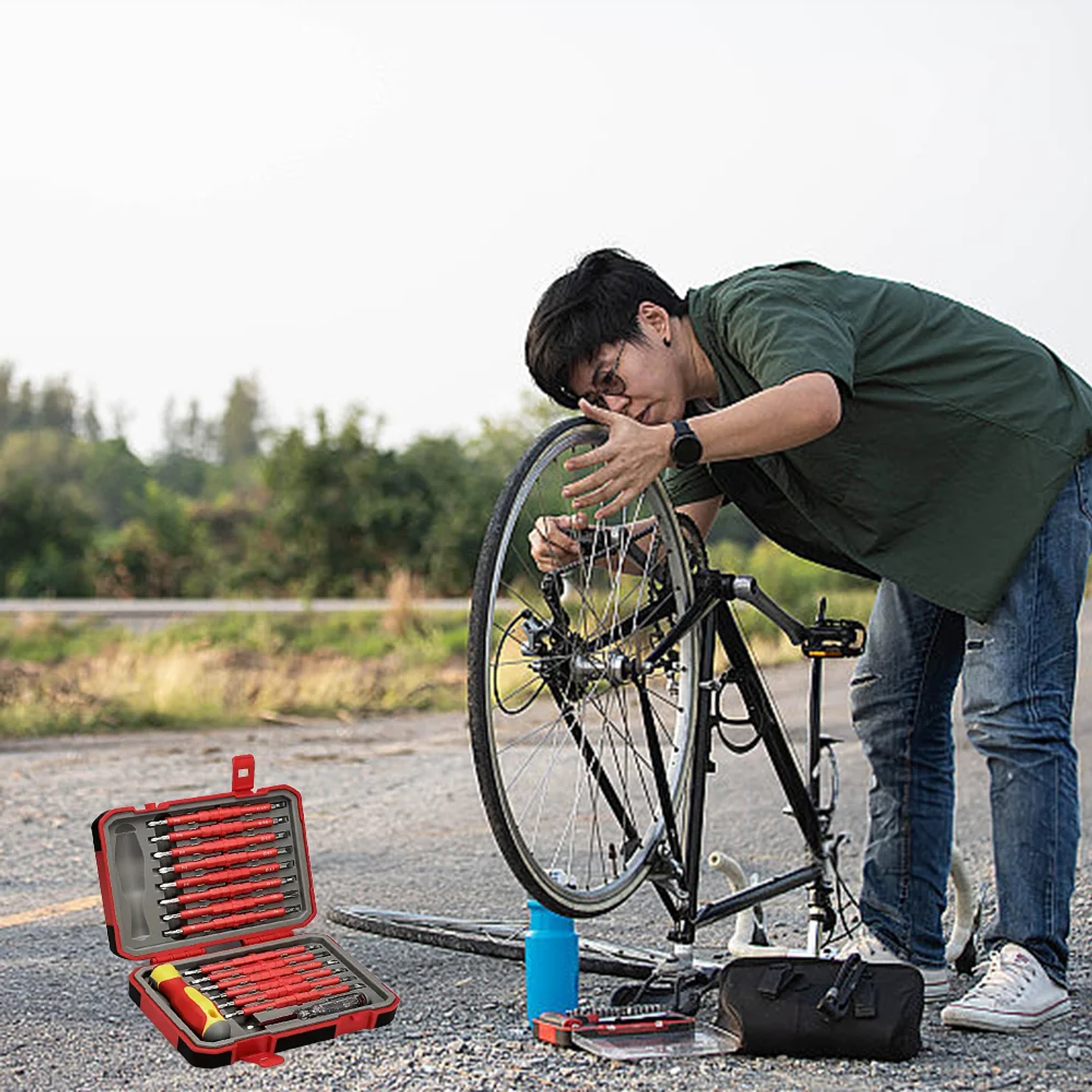 29-in-1 Precision Insulated Screwdriver Set | Magnetic Cr-V Electrical Tool Kit 4