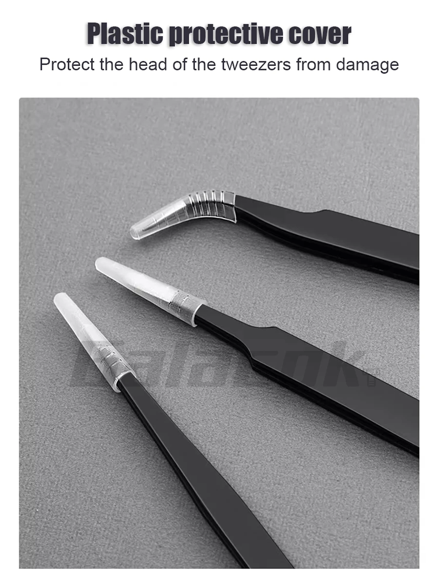 Antistatic Stainless Steel Tweezers 6 PCS Precision Maintenance Industrial Repair Curved Tool Home Work Model Making Hand Tools 9