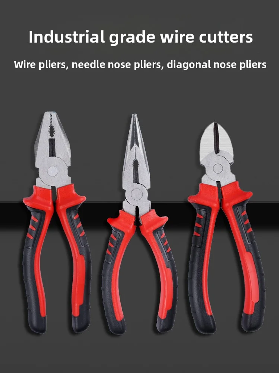 Industrial Cr-V Multifunctional Electrical Pliers | High-Torque Wire Cutters 10