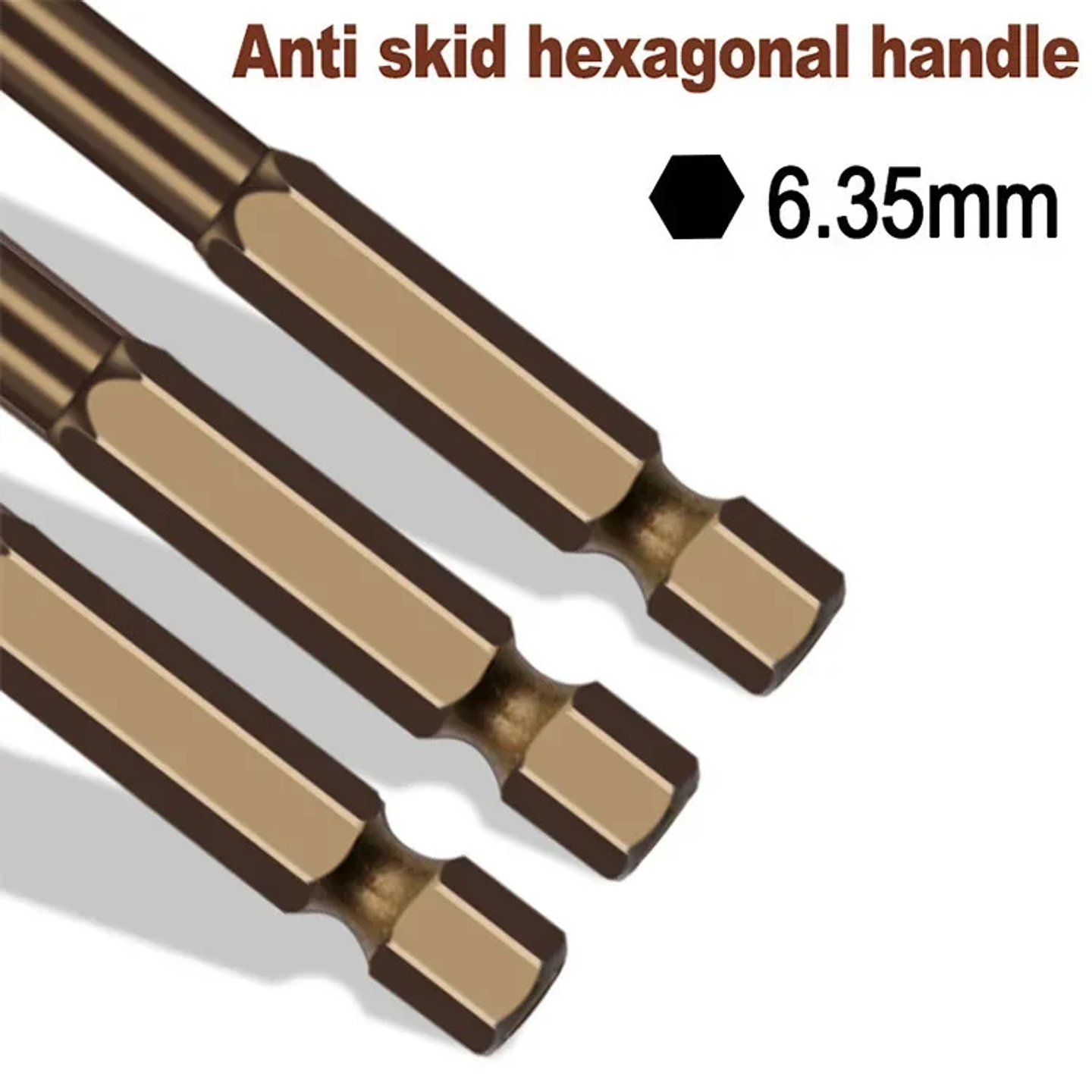Industrial Cross Hex Tile & Glass Drill Bits | Titanium-Coated Carbide Masonry Bit for Concrete, Porcelain & Stone 22