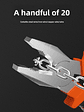 Industrial Cr-V Multifunctional Electrical Pliers | High-Torque Wire Cutters - thumbnail 13