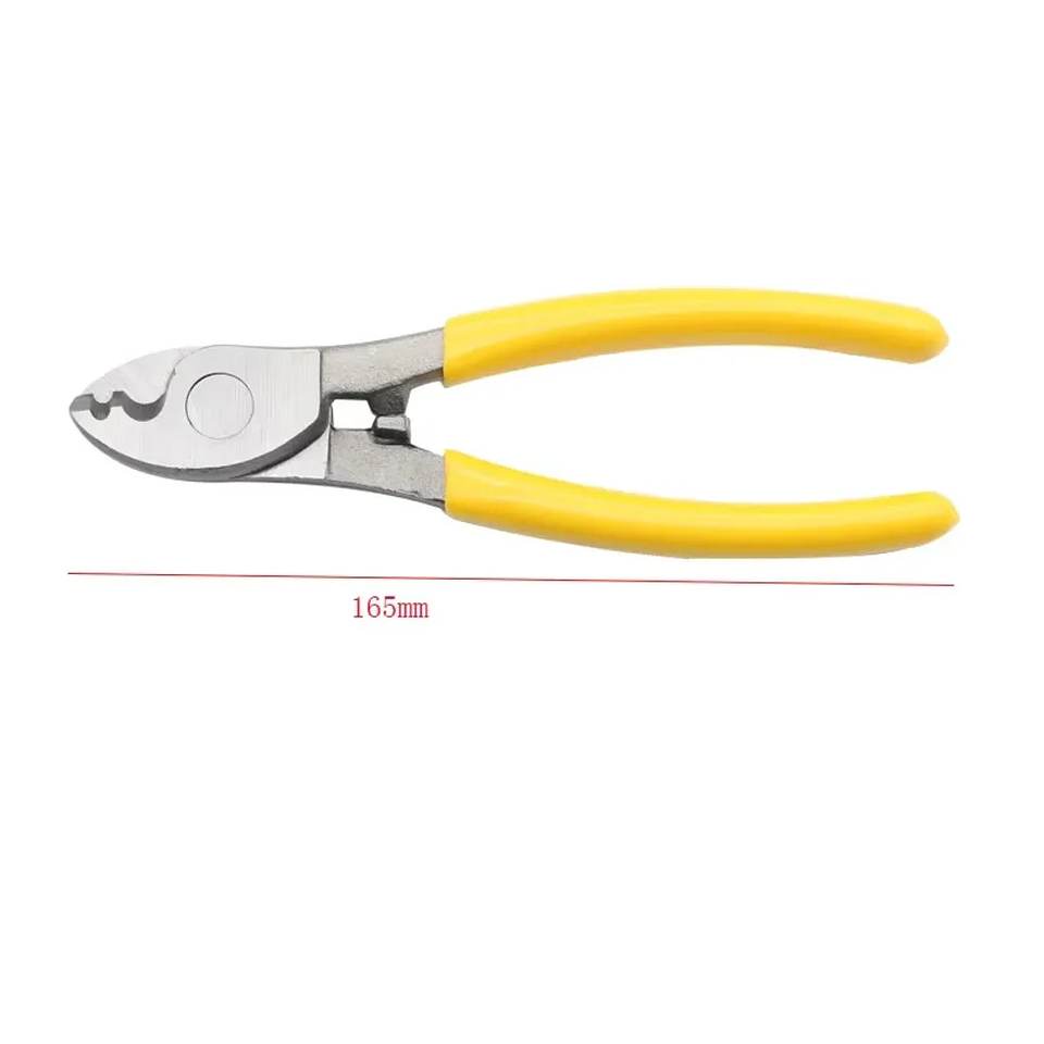 Heavy-Duty High-Leverage Cable Cutter | Professional Electrical Wire Snips (6