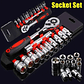 12-Piece Precision Ratchet & Socket Set | Metric Hardware Repair Kit - thumbnail 7