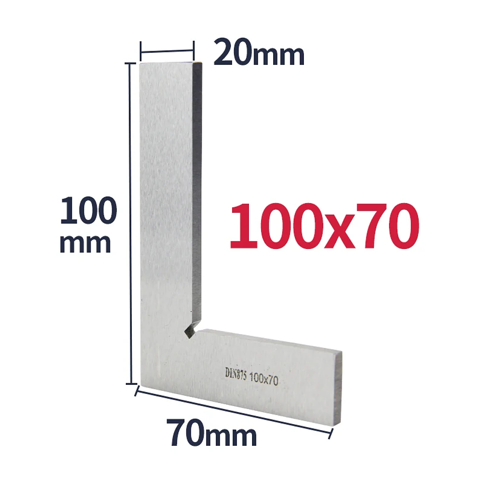 Industrial Carbon Steel 90-Degree Carpenter Square | L-Shaped Precision Try Square 7