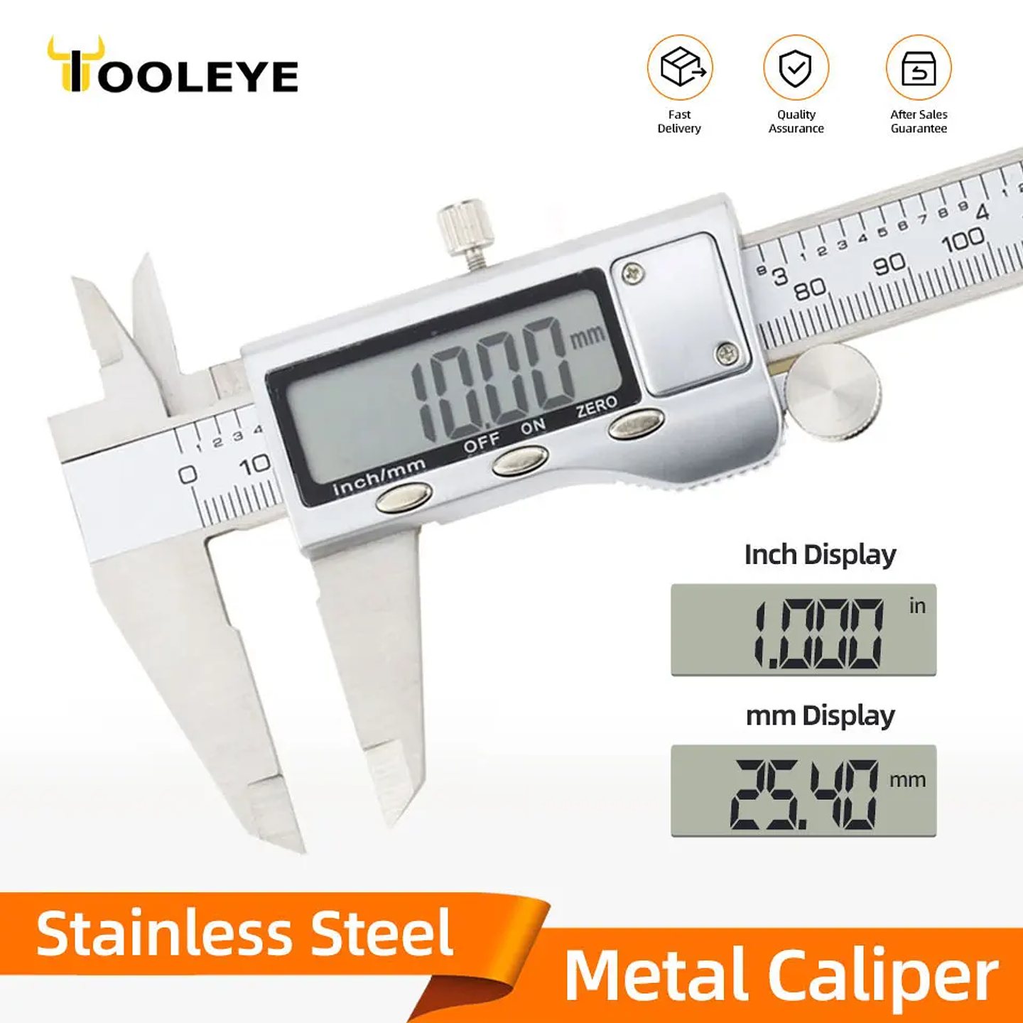 Precision 150mm Digital Caliper | Professional Stainless Steel Micrometer Gauge 1