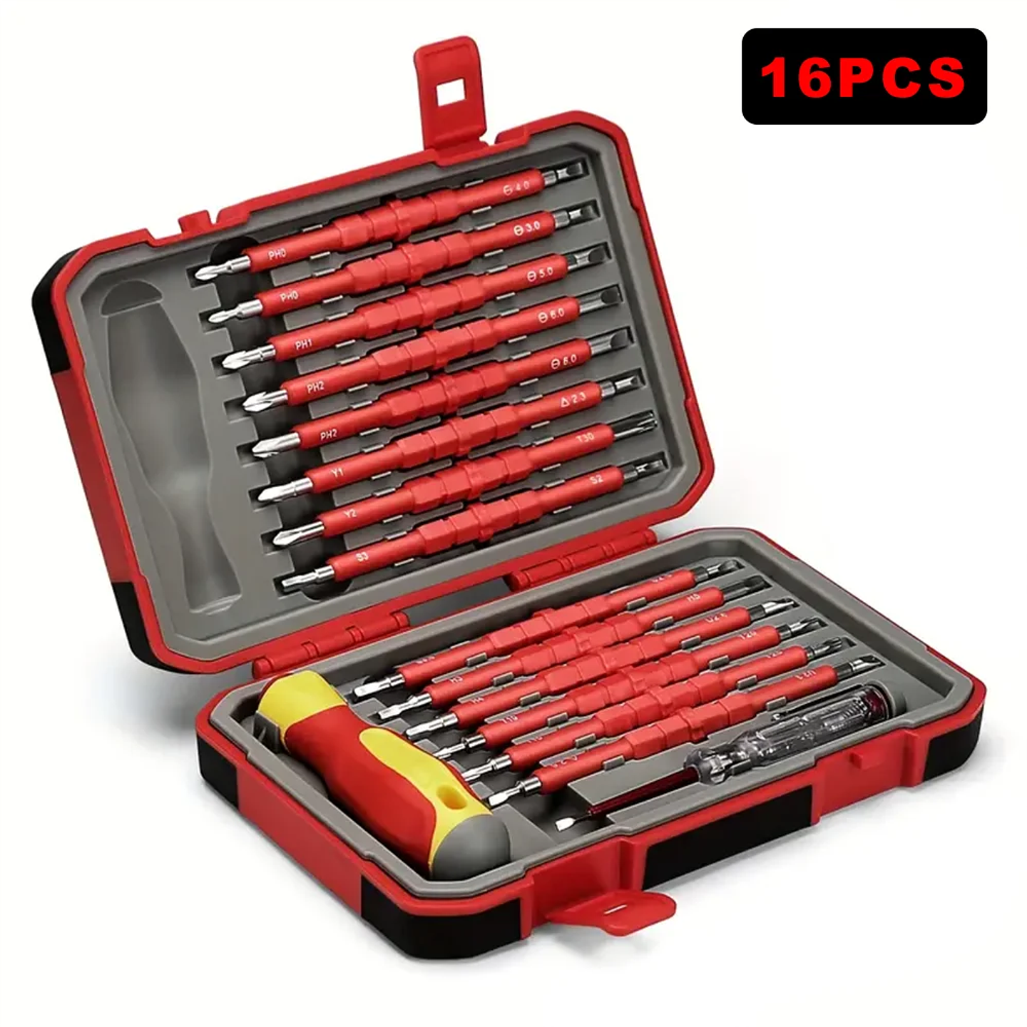 29-in-1 Precision Insulated Screwdriver Set | Magnetic Cr-V Electrical Tool Kit 7