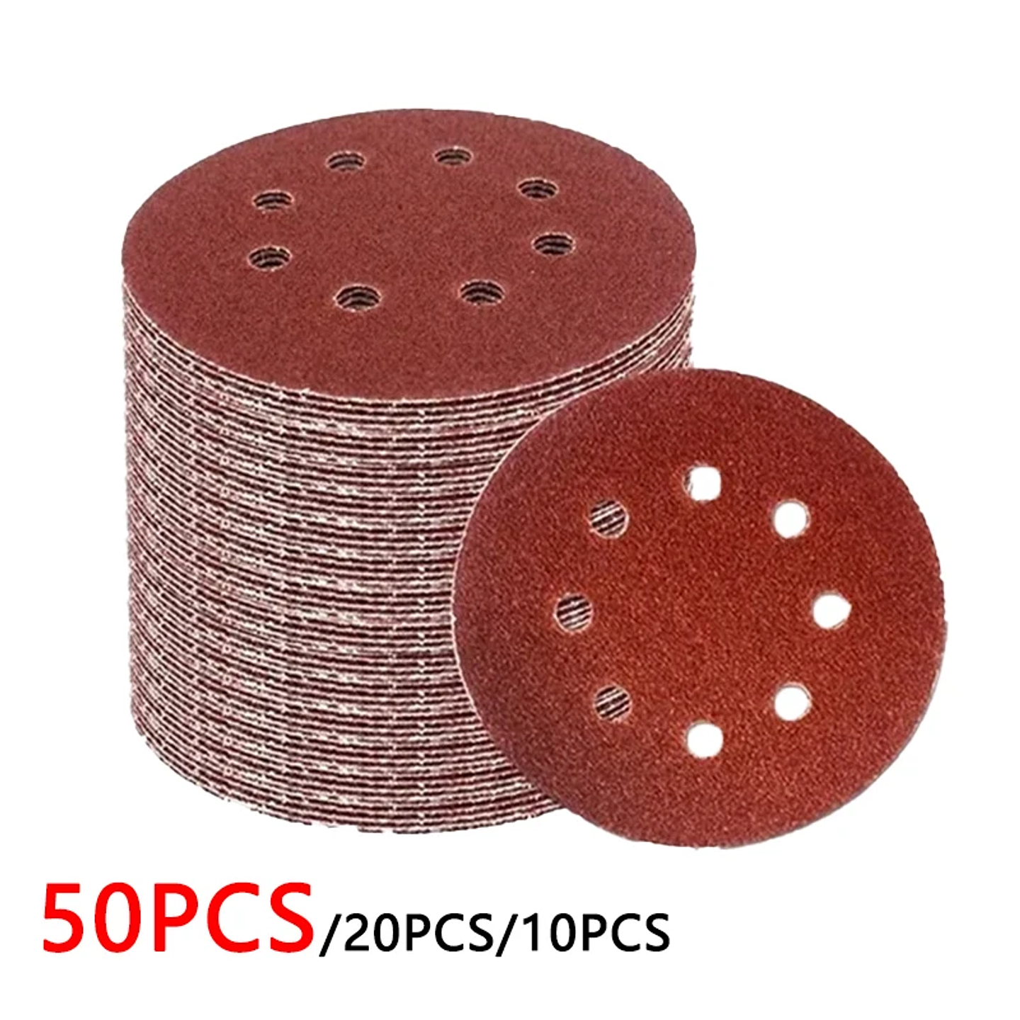 5-Inch 8-Hole Sanding Discs | Premium Aluminium Oxide Hook & Loop Sandpaper Set 1