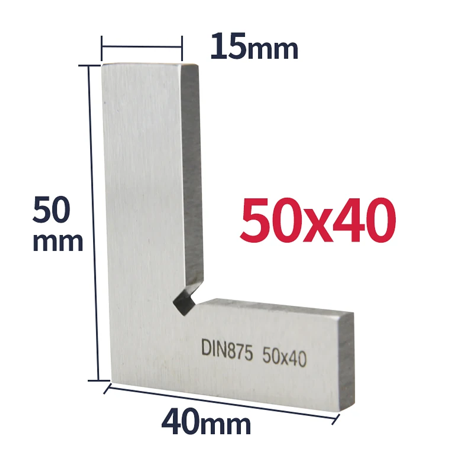 Industrial Carbon Steel 90-Degree Carpenter Square | L-Shaped Precision Try Square 9