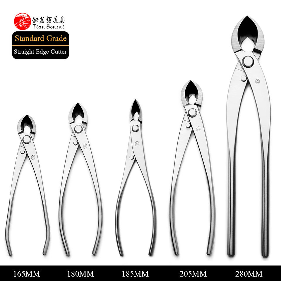 Standard Grade Straight Edge Branch Cutter | 3Cr13 Alloy Steel Bonsai Pruning Tool 1