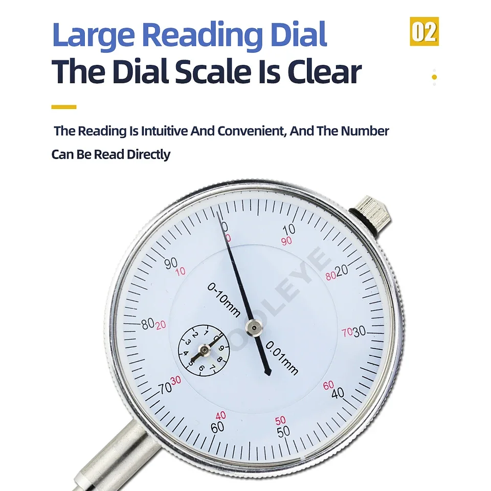 High-Precision Dial Indicator & Magnetic Base Set | Industrial Concentricity Gauge 4