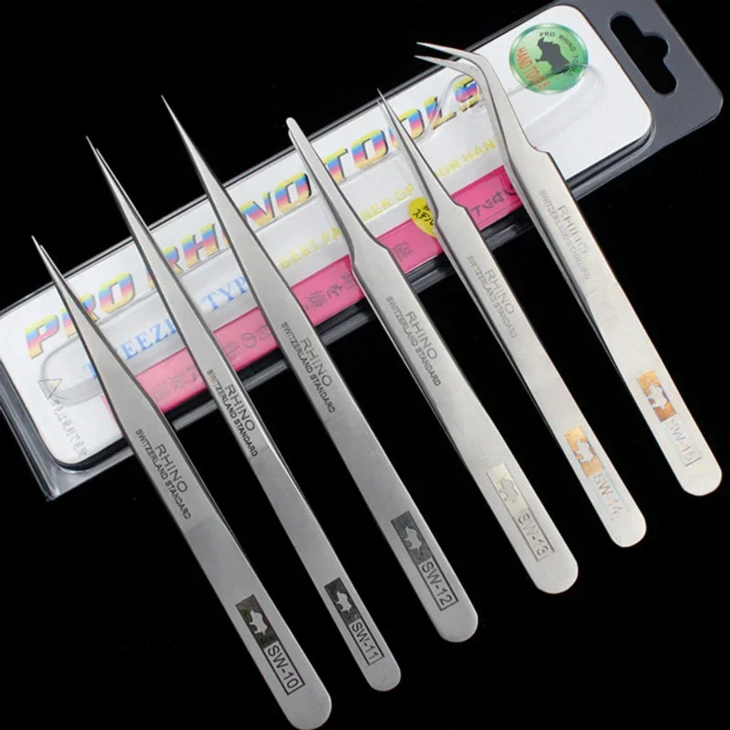 SW-Series Professional Precision Tweezers | Anti-Magnetic & Acid-Proof Swiss Standard Tools 2