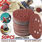 5-Inch 8-Hole Sanding Discs | Premium Aluminium Oxide Hook & Loop Sandpaper Set - thumbnail 5