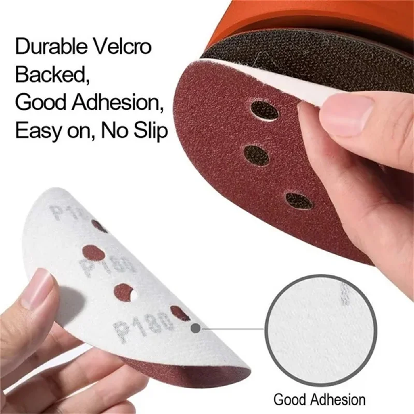 5-Inch 8-Hole Sanding Discs | Premium Aluminium Oxide Hook & Loop Sandpaper Set 6