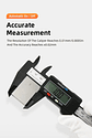Digital Vernier Caliper | 150mm Electronic Carbon Fiber Micrometer - thumbnail 17