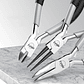 Mini European-Style Needle Nose Pliers | High-Leverage Carbon Steel Electrician Snips - thumbnail 2