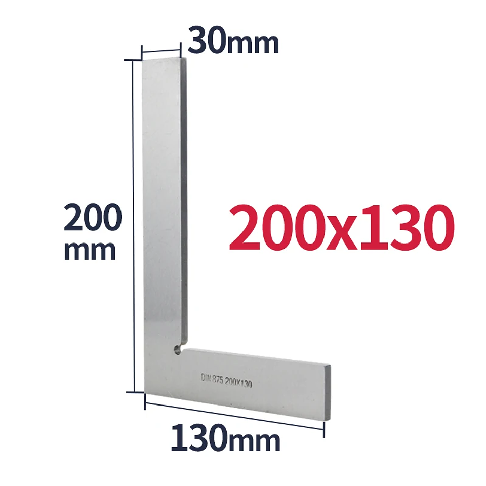 Industrial Carbon Steel 90-Degree Carpenter Square | L-Shaped Precision Try Square 15