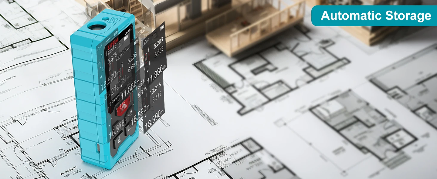 Professional Laser Rangefinder | 120M Rechargeable Precision Measurer 15