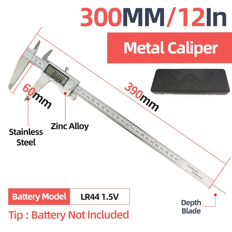 Precision 150mm Digital Caliper | Professional Stainless Steel Micrometer Gauge 7