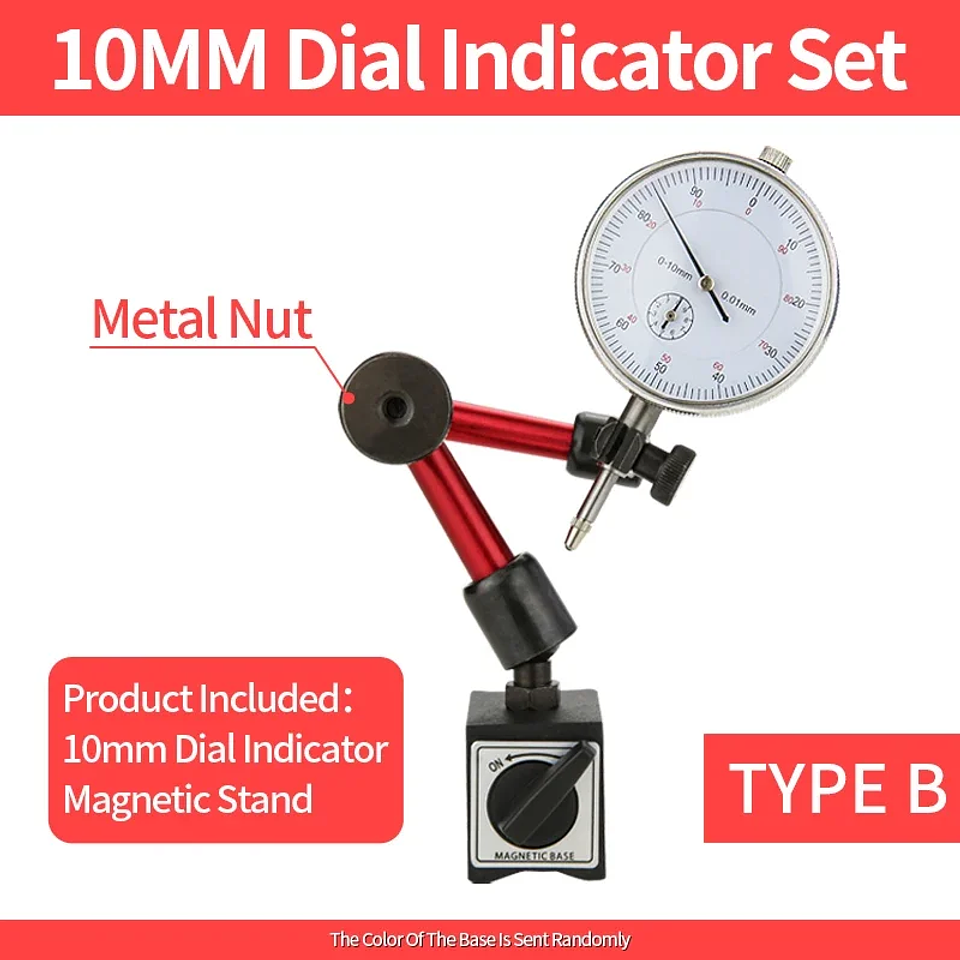 High-Precision Dial Indicator & Magnetic Base Set | Industrial Concentricity Gauge 9