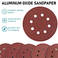5-Inch 8-Hole Sanding Discs | Premium Aluminium Oxide Hook & Loop Sandpaper Set - thumbnail 10