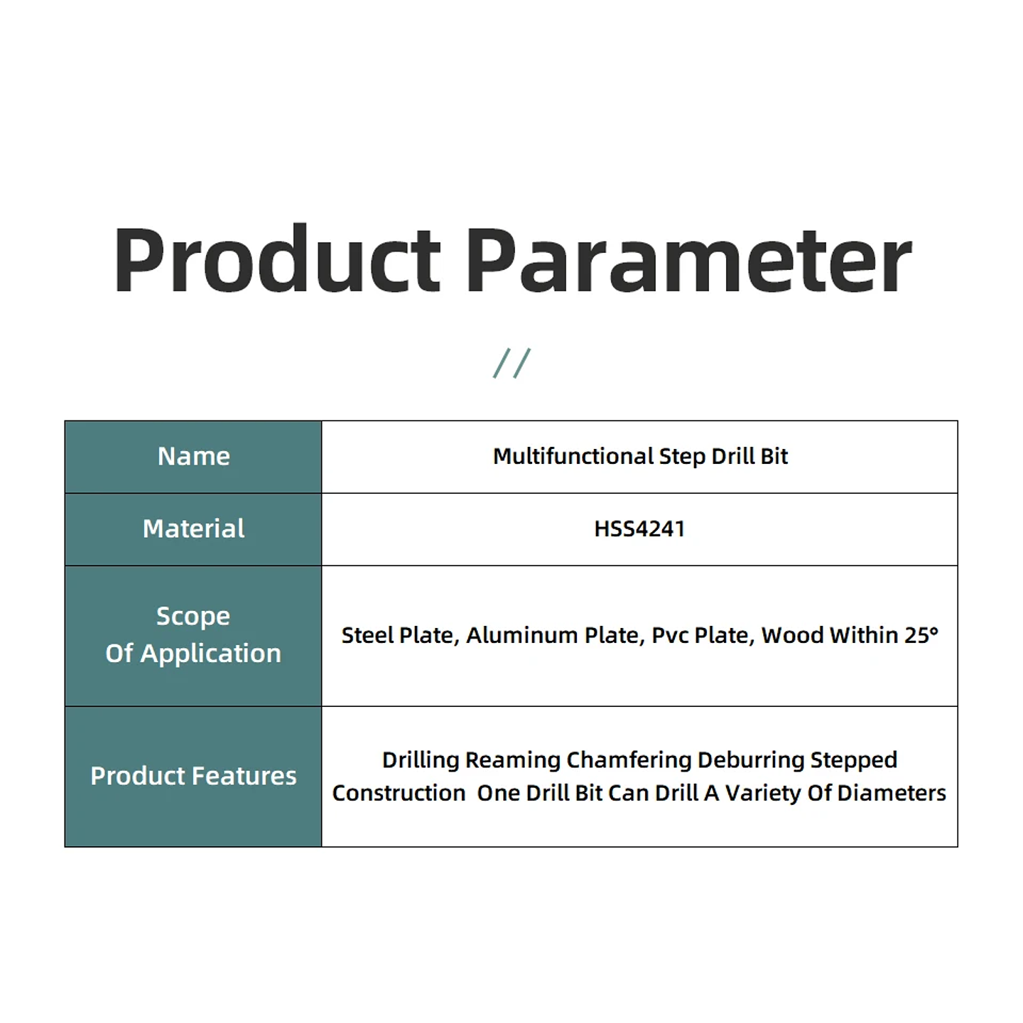 Coated HSS Step Drill Bit | High-Speed Steel Cone Cutter for Wood, Metal & Plastic 3