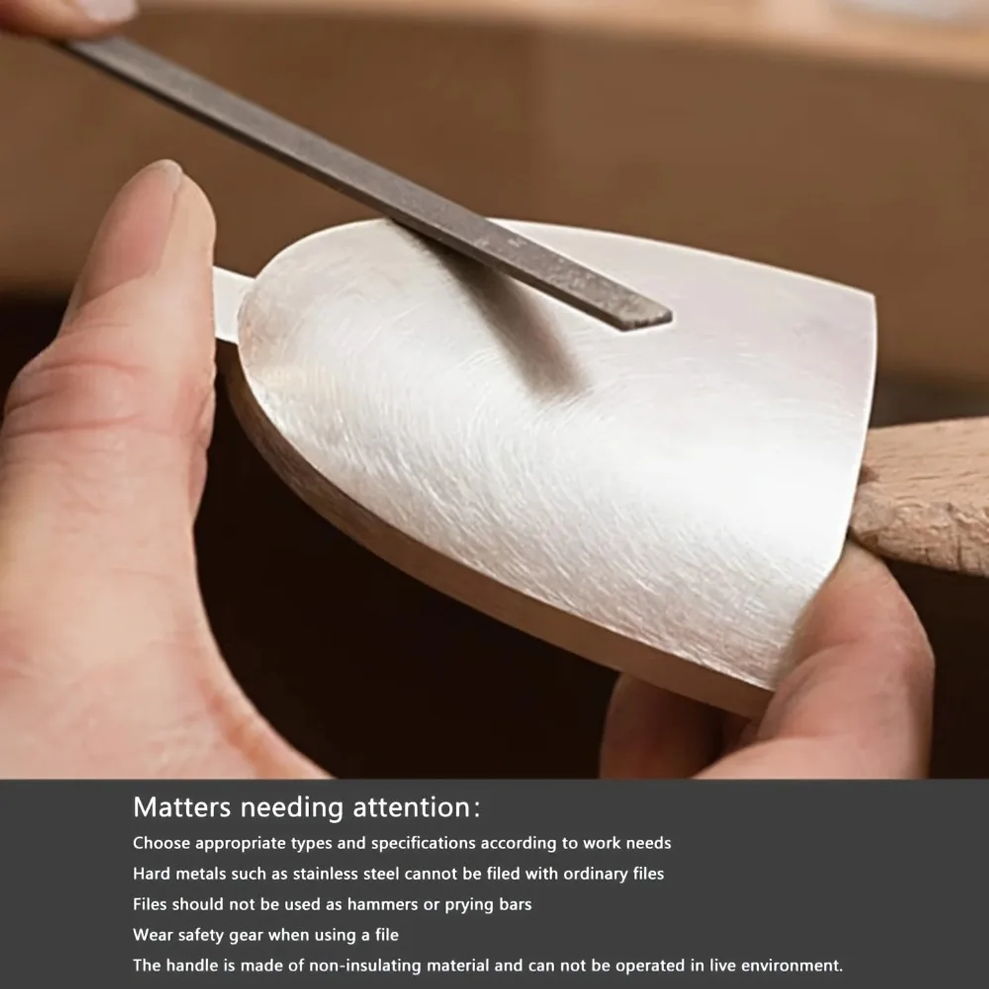 10-Piece High-Carbon Steel Needle File Set | Precision Micro-Filing Tools for Wood & Models 8