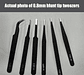 Antistatic Stainless Steel Tweezers 6 PCS Precision Maintenance Industrial Repair Curved Tool Home Work Model Making Hand Tools - thumbnail 17