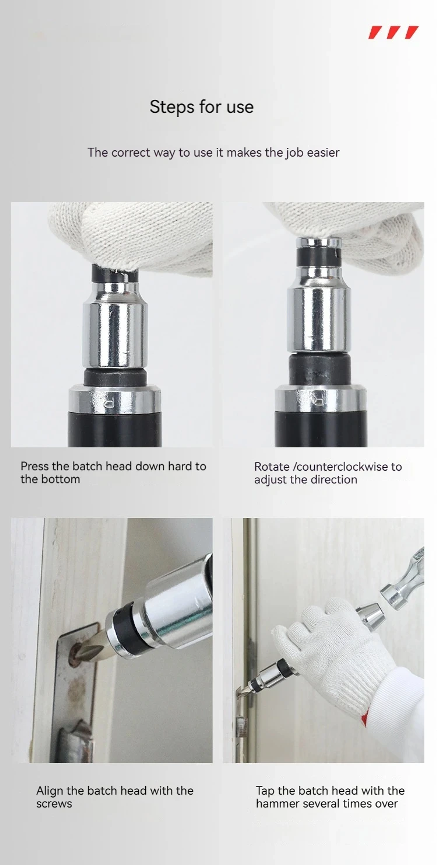 7-Piece Magnetic Precision Stainless Steel Screwdriver Set 12