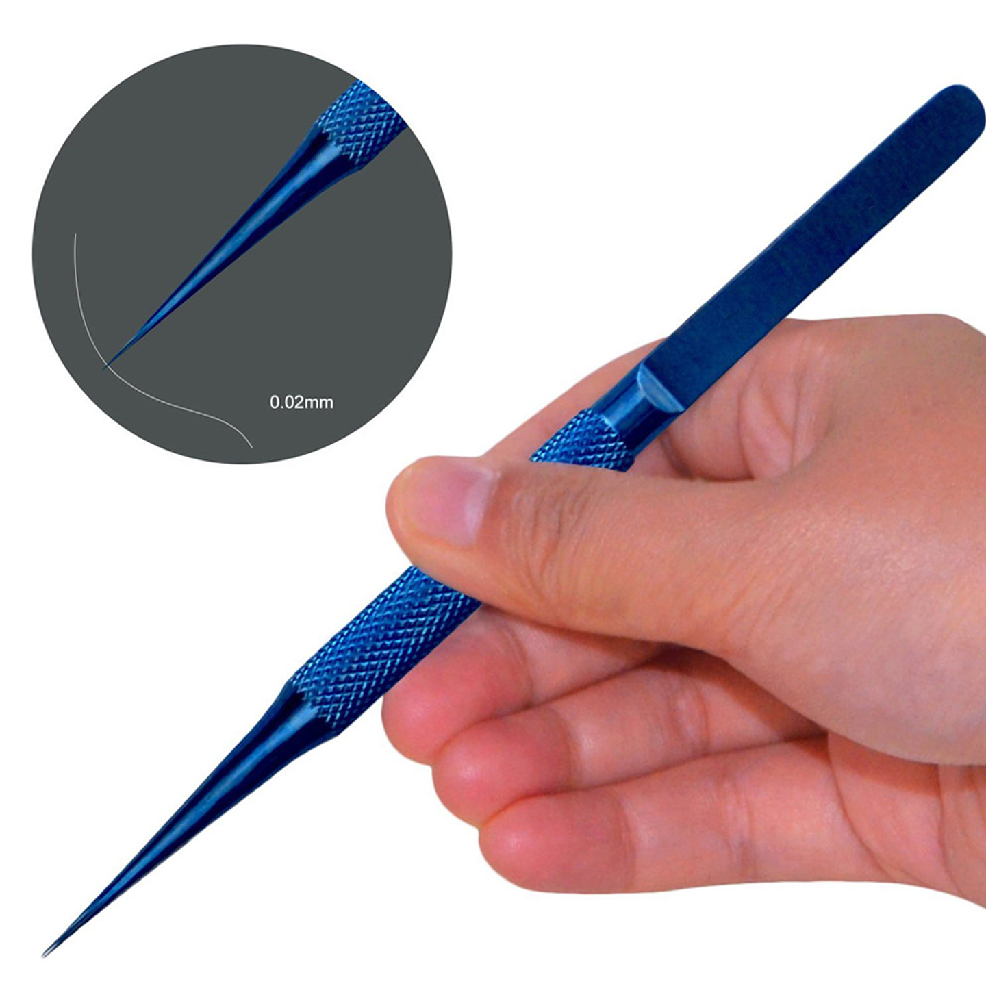 Titanium Alloy Precision Tweezers | 0.15mm Ultra-Fine Anti-Static Repair Tool 12