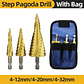 Coated HSS Step Drill Bit | High-Speed Steel Cone Cutter for Wood, Metal & Plastic - thumbnail 7