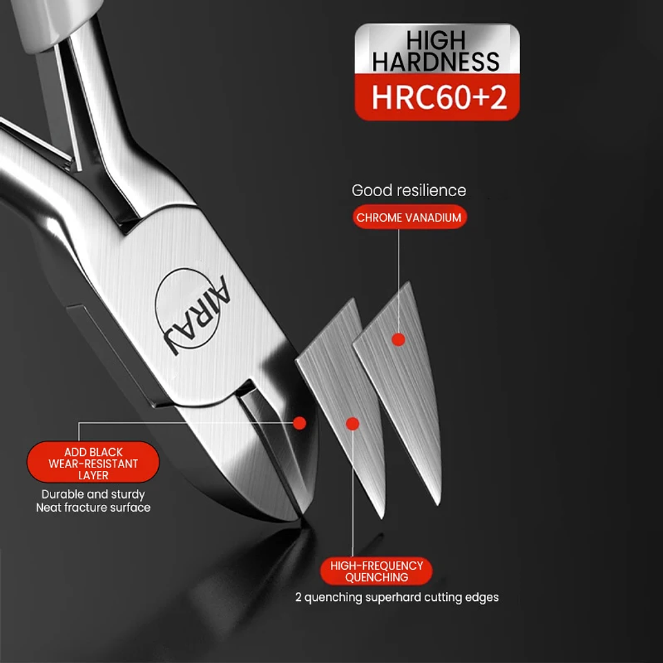 Mini European-Style Needle Nose Pliers | High-Leverage Carbon Steel Electrician Snips 12