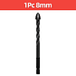 Industrial Hard Alloy Cross Hex Drill Bits | 4-Edge Carbide Tip for Tile, Glass, Concrete, and Wood - thumbnail 30