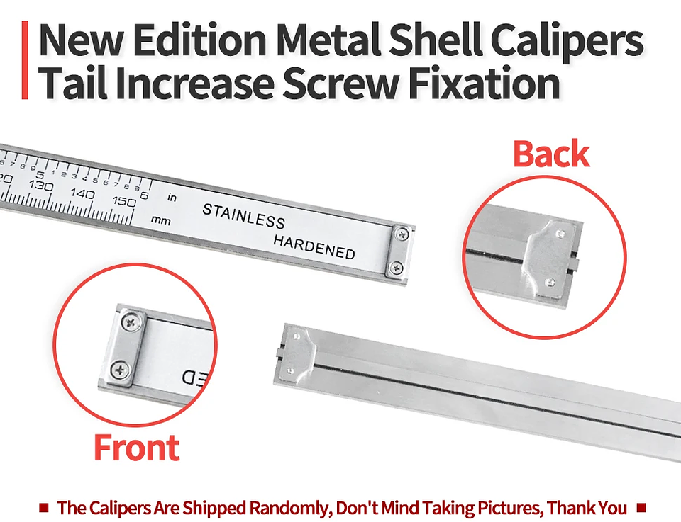 Precision 150mm Digital Caliper | Professional Stainless Steel Micrometer Gauge 19