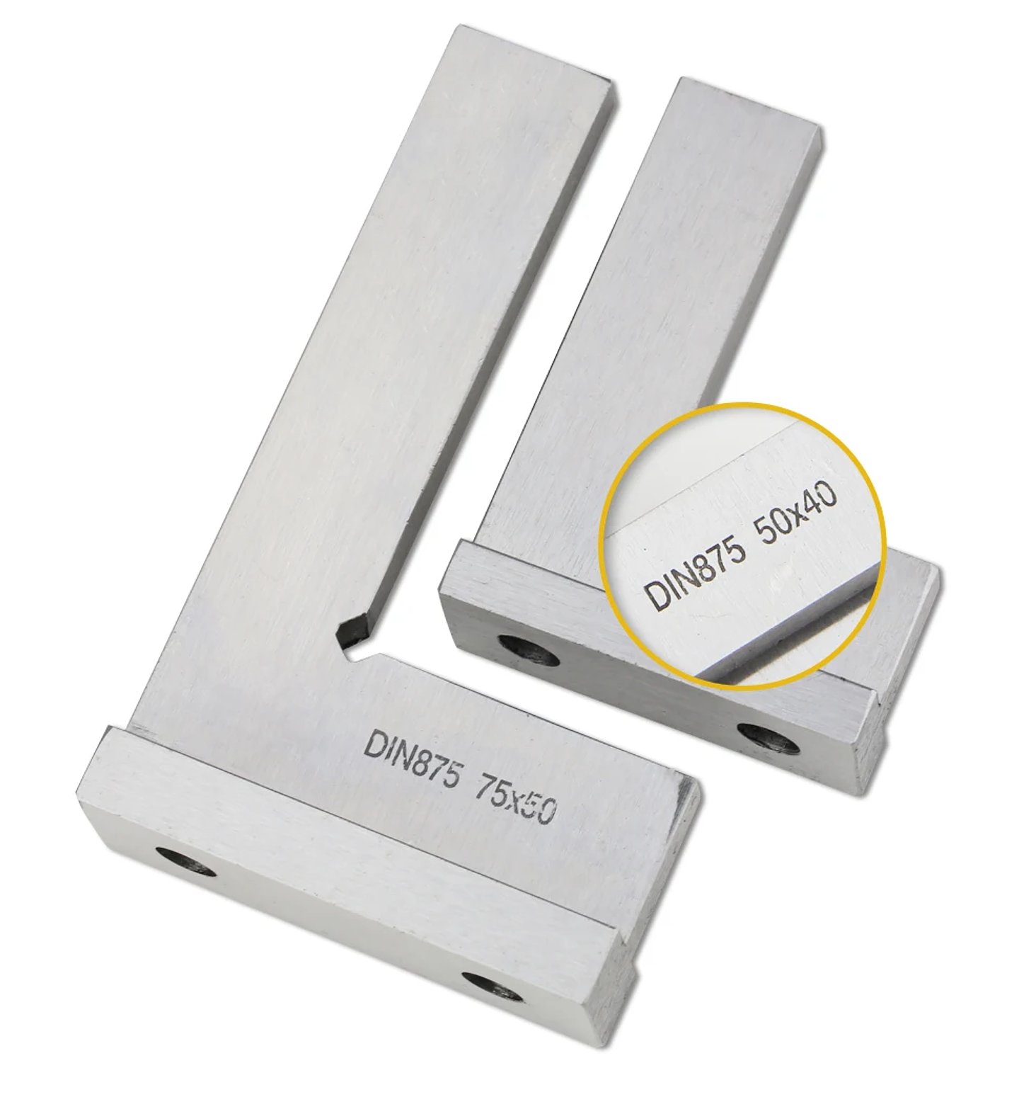 Industrial Carbon Steel 90-Degree Carpenter Square | L-Shaped Precision Try Square 25