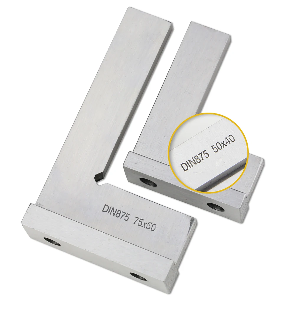 Industrial Carbon Steel 90-Degree Carpenter Square | L-Shaped Precision Try Square 25