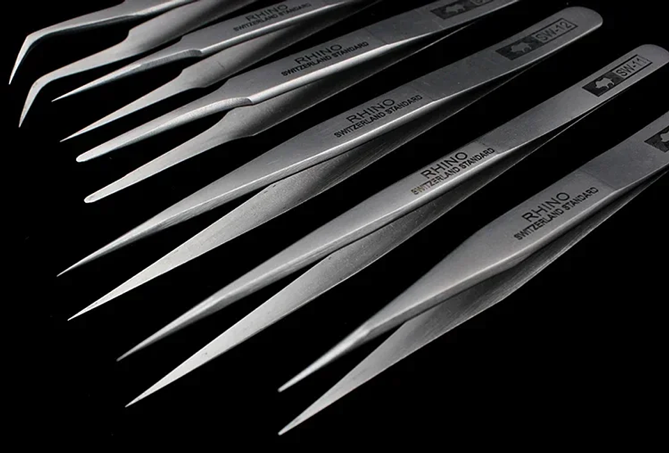 SW-Series Professional Precision Tweezers | Anti-Magnetic & Acid-Proof Swiss Standard Tools 16