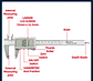 Digital Vernier Caliper | 150mm Electronic Carbon Fiber Micrometer - thumbnail 27