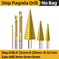 Coated HSS Step Drill Bit | High-Speed Steel Cone Cutter for Wood, Metal & Plastic - thumbnail 10