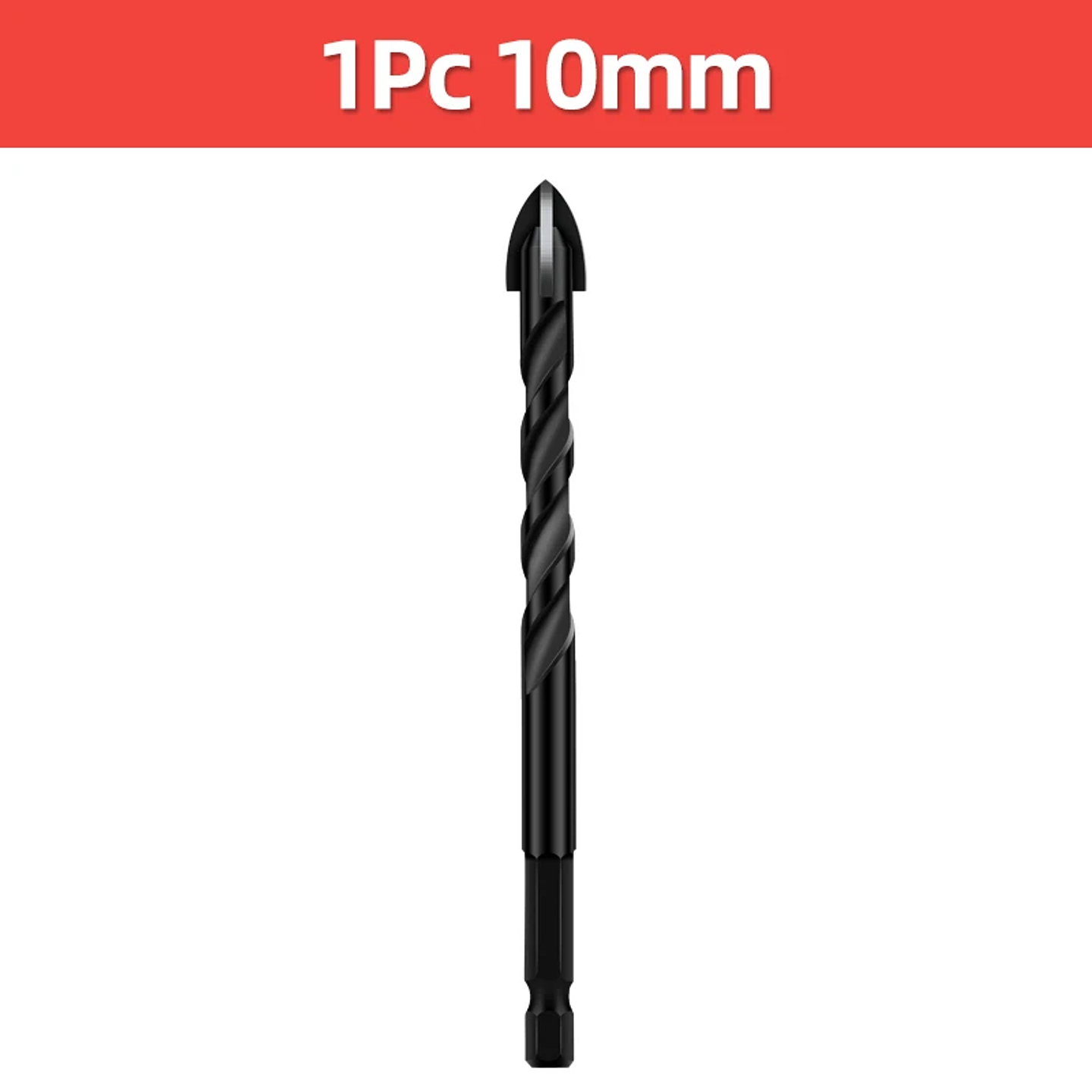Industrial Hard Alloy Cross Hex Drill Bits | 4-Edge Carbide Tip for Tile, Glass, Concrete, and Wood 31