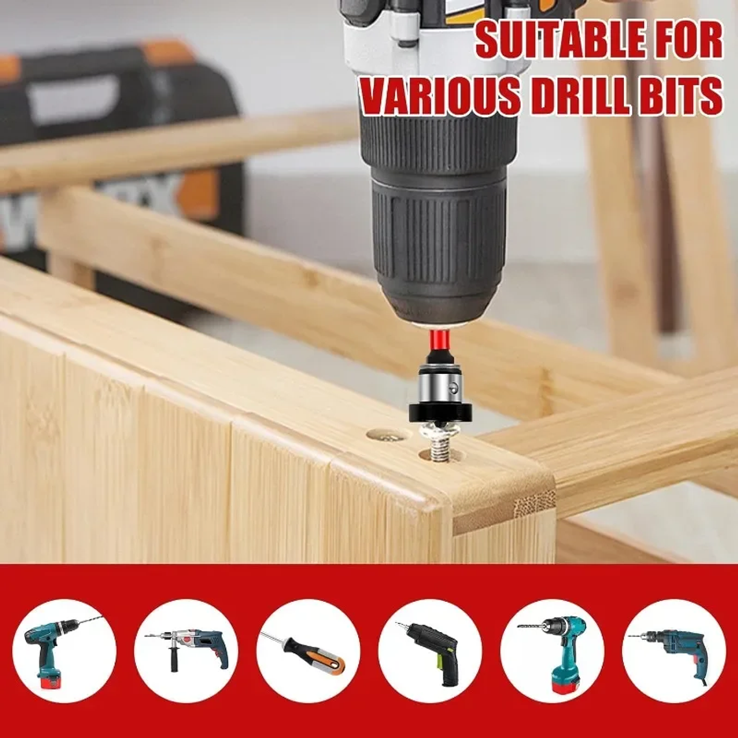 Magnetic Positioning Drywall Screwdriver Bits | Non-Slip Alloy Steel Ph2 Batch Head 13