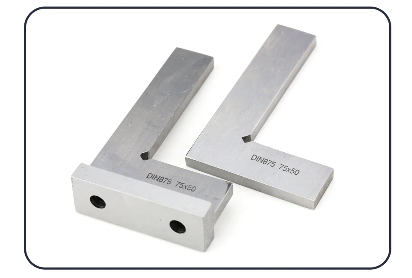 Industrial Carbon Steel 90-Degree Carpenter Square | L-Shaped Precision Try Square 30