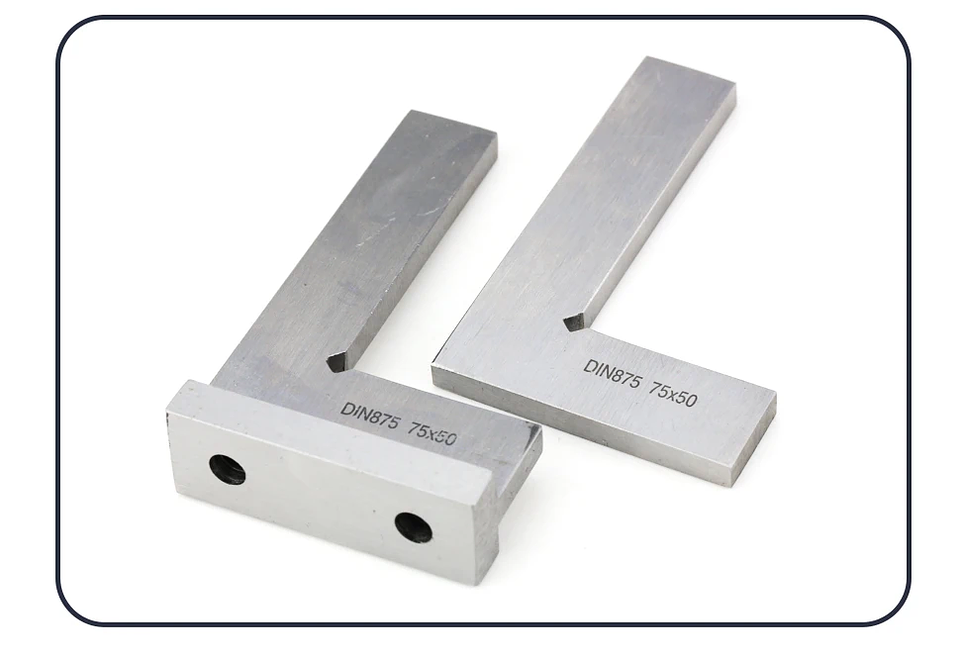 Industrial Carbon Steel 90-Degree Carpenter Square | L-Shaped Precision Try Square 30