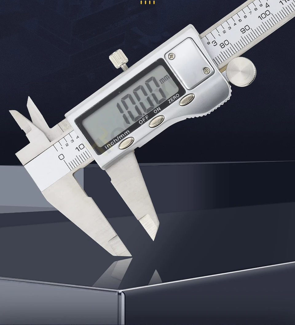 Precision 150mm Digital Caliper | Professional Stainless Steel Micrometer Gauge 22