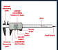 Digital Vernier Caliper | 150mm Electronic Carbon Fiber Micrometer - thumbnail 30